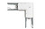 Topaz LSA-LCONN-WH - L-Shape Connector for LSA Strip - CCT Selectable - White 