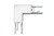 Topaz LSA-LCONN-WH - L-Shape Connector for LSA Strip - CCT Selectable - White 