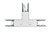 Topaz LSA-TCONN-WH - T Shape Connector for LSA Strip - CCT Selectable - White 