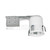 Topaz RH4/RLV-28 - 4in Remodel Low-Volt Can - 12V GU5.3 Socket - Not IC Rated 