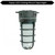 Topaz L17VP06BLK - Hammered Black LED Vaportight Ceiling Mount - 4000K 