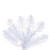 Vickerman A103246LEDCC - 4.5 ft White Salem Pencil Pine Prelit Color Changing LED Christmas Tree