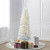 Vickerman A103246LEDCC - 4.5 ft White Salem Pencil Pine Prelit Color Changing LED Christmas Tree