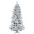 Vickerman A246278LED - 7.5 ft Flocked Alaskan Prelit Warm White LED Christmas Tree