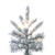 Vickerman A253281LED - 9 ft Flocked Winter Prelit Warm White LED Christmas Tree