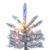 Vickerman A253282LED - 9 ft Flocked Winter Prelit Multi-Color LED Christmas Tree