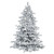Vickerman A806358LED - 5.5 ft Flocked Alaskan Pine Prelit Warm White LED Christmas Tree