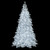 Vickerman G235676LED - 7.5 ft White Iridescent Spruce Prelit Warm White LED Christmas Tree