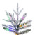 Vickerman G236693LEDCC - 12 ft Frosted Tacoma Fraser Prelit Color Changing LED Christmas Tree