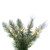Vickerman G256363LEDCC - 6 ft Flocked Crest Pencil Prelit Color Changing LED Christmas Tree