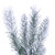 Vickerman G256375 - 7.5 ft Flocked Crest Pencil Unlit Christmas Tree 