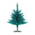 Vickerman K160920 - 2 ft Aqua Fir Unlit Christmas Tree