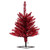 Vickerman K165120 - 2 ft Red Tinsel Fir Unlit Christmas Tree 