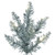 Vickerman K166821LED - 2 ft Silver Tinsel Fir Prelit Warm White LED Christmas Tree