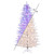 Vickerman K226068LEDCC - 6.5 ft Flocked Slim Pistol Pine Prelit Color Changing LED Christmas Tree