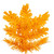 Vickerman K237075 - 7.5 ft Flocked Yellow Unlit Christmas Tree 