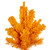 Vickerman K237145 - 4.5 ft Flocked Yellow Unlit Christmas Tree