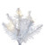 Vickerman K240166LED - 6.5 ft White Pencil Prelit Warm White LED Christmas Tree