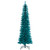 Vickerman K240885 - 9.5 ft Aqua Tinsel Pencil Unlit Christmas Tree