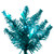 Vickerman K240886LED - 9.5 ft Aqua Tinsel Pencil Prelit Aqua LED Christmas Tree