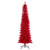 Vickerman K241265 - 6.5 ft Red Pencil Unlit Christmas Tree