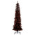 Vickerman K241876LED - 7.5 ft Black Pencil Prelit Orange LED Christmas Tree