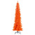 Vickerman K242165 - 6.5 ft Orange Pencil Unlit Christmas Tree