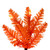 Vickerman K242176LED - 7.5 ft Orange Pencil Prelit Orange LED Christmas Tree