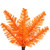 Vickerman K242180 - 8.5 ft Orange Pencil Unlit Christmas Tree
