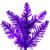 Vickerman K242966LED - 6.5 ft Purple Pencil Prelit Purple LED Christmas Tree 