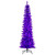 Vickerman K242966LED - 6.5 ft Purple Pencil Prelit Purple LED Christmas Tree 