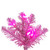 Vickerman K243576LED - 7.5 ft Pink Pencil Prelit Pink LED Christmas Tree