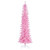 Vickerman K243585 - 9.5 ft Pink Pencil Unlit Christmas Tree 