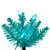 Vickerman K243966LED - 6.5 ft Aqua Tinsel Pencil Prelit Aqua LED Christmas Tree 