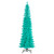 Vickerman K243975 - 7.5 ft Aqua Tinsel Pencil Unlit Christmas Tree