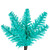 Vickerman K243975 - 7.5 ft Aqua Tinsel Pencil Unlit Christmas Tree 