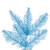 Vickerman K244085 - 9.5 ft Sky Blue Pencil Unlit Christmas Tree 