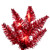 Vickerman K244486LED - 9.5 ft Red Pencil Prelit Red LED Christmas Tree