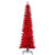 Vickerman K244486LED - 9.5 ft Red Pencil Prelit Red LED Christmas Tree 