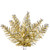 Vickerman K246175 - 7.5 ft Champagne Pencil Unlit Christmas Tree