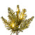 Vickerman K246186LED - 9.5 ft Champagne Pencil Prelit Warm White LED Christmas Tree