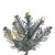 Vickerman K246566LED - 6.5 ft Silver Tinsel Pencil Prelit Warm White LED Christmas Tree