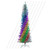 Vickerman K247481LED - 9 ft Silver Tinsel Pencil Prelit RGB Color Changing LED Christmas Tree