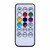 Vickerman K247676LED - 7.5 ft Silver Tinsel Pencil Prelit RGB Color Changing LED Christmas Tree 