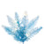 Vickerman K255576LED - 7.5 ft Flocked Baby Blue Fir Prelit Warm White LED Christmas Tree