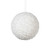 Vickerman EH241208 - 8 inch White Pearl Ball Christmas Ornament - 2 Pack