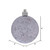 Vickerman M166307D - 4 inch Silver Shiny Mercury Ball Christmas Ornament - 6 Pack