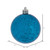 Vickerman M166312D - 4 inch Turquoise Shiny Mercury Ball Christmas Ornament - 6 Pack