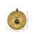 Vickerman M166337D - 4 inch Honey Gold Shiny Mercury Ball Christmas Ornament - 6 Pack