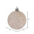 Vickerman M166338D - 4 inch Champagne Shiny Mercury Ball Christmas Ornament - 6 Pack 